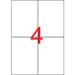   Label for laser printers, 105x148 mm, APLI, 1000 labels per pack