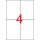 Label for laser printers, 105x148 mm, APLI, 1000 labels per pack