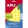 Labels, 16 mm round, handwritten, colour, APLI, yellow, 432 labels per pack