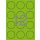 Label, 60 mm round, colour, APLI, neon green, 240 labels per pack