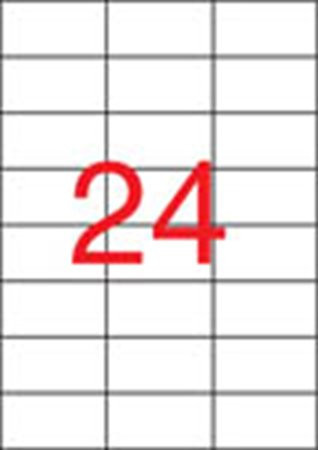 Universal label, 70x37 mm, APLI, 2400 labels per pack