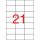 Universal label, 70x42,4 mm, APLI, 2100 labels per pack