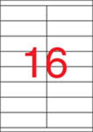 Label, universal, 105x35 mm, APLI, 1600 labels per pack