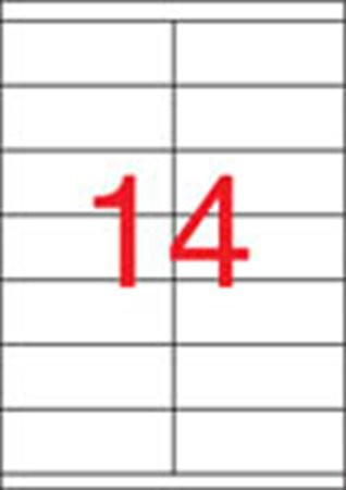 Label, universal, 105x40 mm, APLI, 1400 labels per pack