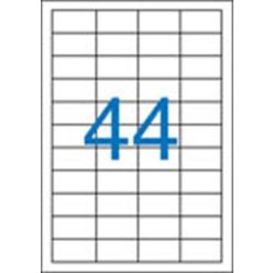   Label, universal, 48.5x25.4 mm, VICTORIA PAPER, 4400 labels per pack