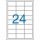 Label, universal, 64.6x33.8 mm, VICTORIA PAPER, 2400 labels per pack