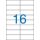 Label, universal, 105x37 mm, VICTORIA PAPER, 1600 labels per pack
