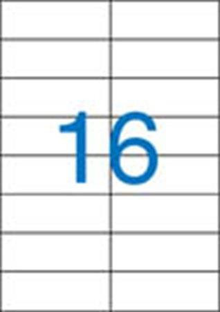 Label, universal, 105x37 mm, VICTORIA PAPER, 1600 labels per pack