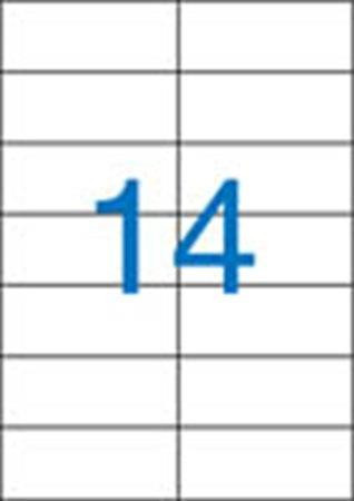 Label, universal, 105x42,4 mm, VICTORIA PAPER, 1400 labels per pack