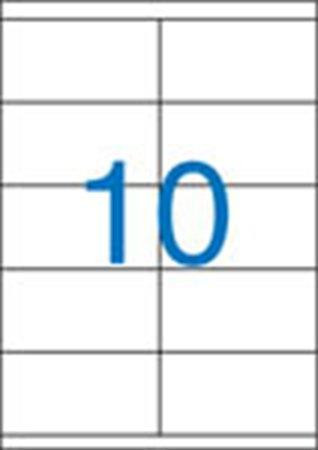 Label, universal, 105x57 mm, VICTORIA PAPER, 1000 labels per pack