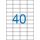 Label, universal, 52.5x29.7 mm, VICTORIA PAPER, 4000 labels per pack