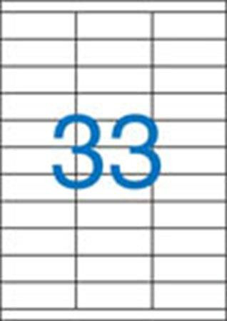 Label, universal, 70x25,4 mm, VICTORIA PAPER, 3300 labels per pack