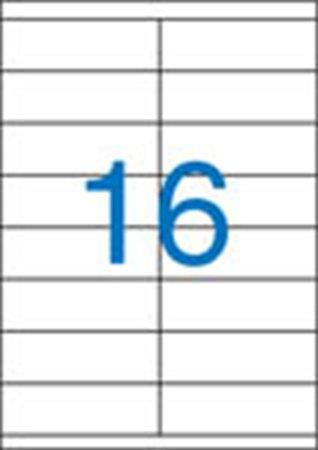 Label, universal, 105x35 mm, VICTORIA PAPER, 1600 labels per pack