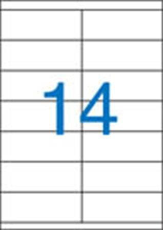 Label, universal, 105x40 mm, VICTORIA PAPER, 1400 labels per pack