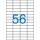 Label, universal, 52.5x21.2 mm, VICTORIA PAPER, 5600 labels per pack