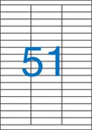 Label, universal, 70x16,9 mm, VICTORIA PAPER, 5100 labels per pack