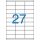Universal label, 70x30 mm, VICTORIA PAPER, 2700 labels per pack