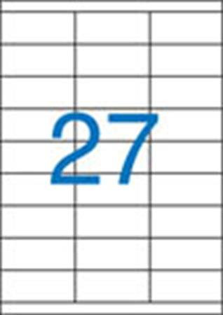 Universal label, 70x30 mm, VICTORIA PAPER, 2700 labels per pack