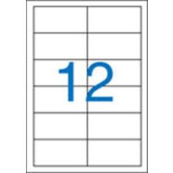   Label, universal, 97x42,4 mm, VICTORIA PAPER, 1200 labels per pack