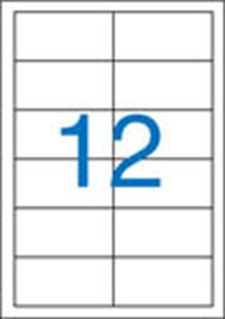 Label, universal, 97x42,4 mm, VICTORIA PAPER, 1200 labels per pack