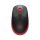 Egér, vezeték nélküli, optikai, USB, LOGITECH, "M190", piros
