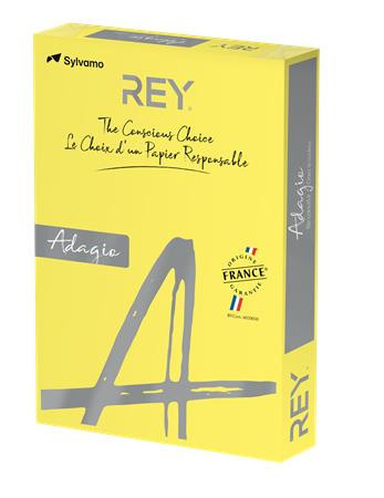 Copy paper, colour, A3, 80 g, REY "Adagio", intensive yellow