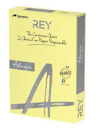Copy paper, colour, A3, 80 g, REY "Adagio", pastel yellow