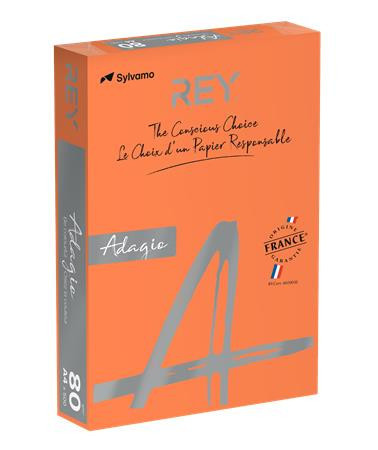 Copy Paper, colour, A4, 80 g, REY "Adagio", intense orange