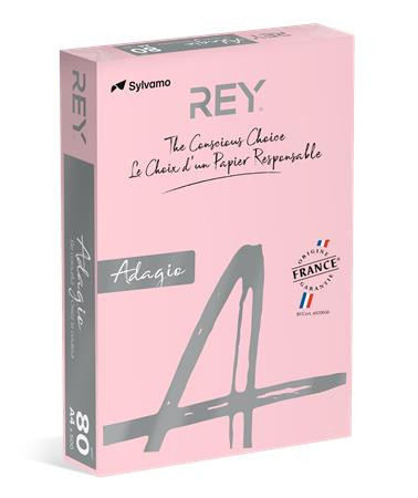 Copy Paper, colour, A4, 80 g, REY "Adagio", pastel pink