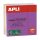 Sticky note pad, 51x51 mm, 250 sheets, APLI "Funny", neon