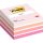 Sticky note pad, 76x76 mm, 450 sheets, 3M POSTIT, watercolour pink