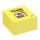 Sticky note pad, 76x76 mm, 350 sheets, 3M POSTIT "Super Sticky", yellow