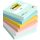 Sticky pad, 76x76 mm, 6x100 sheets, 3M POSTIT "Beachside", mixed colours