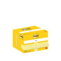   Sticky note pad, 51x76 mm, 12x100 sheets, 3M POSTIT, canary yellow