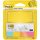Label, paper, 4x50 sheets, 20x38 mm, 3M POSTIT, ultra mixed