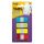 Marker label, plastic, reinforced, 4x10 sheets, 16x38 mm, 3M POSTIT, mixed colours