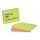 Self-adhesive notepad, 203x152 mm, 4x45 sheets, 3M POSTIT "Super Sticky", mixed colours