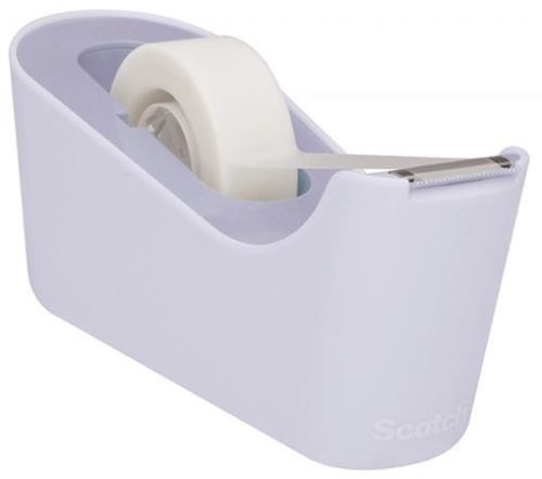 Adhesive tape dispenser, table, filled, 3M SCOTCH "C18", lavender