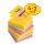 Self-adhesive notepad, "Z", 76x76 mm, 4+2x90 sheets, 3M POSTIT "Carnival", mixed