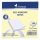 Sticky note pad, 75x75 mm, 100 sheets, VICTORIA OFFICE, yellow