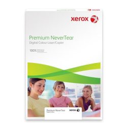   Etikett, lézernyomtatókhoz, A4, műanyag, kültéri, XEROX "Nevertear", fehér, 50 etikett/csomag
