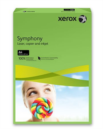 Copy paper, colour, A4, 80 g, XEROX "Symphony", dark green (intensive)