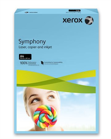 Copy paper, colour, A4, 80 g, XEROX "Symphony", dark blue (intensive)