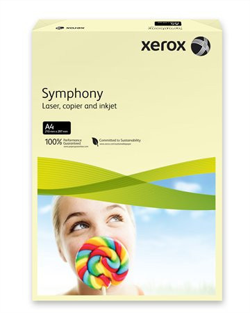 Copy paper, colour, A4, 80 g, XEROX "Symphony", bone colour (pastel)
