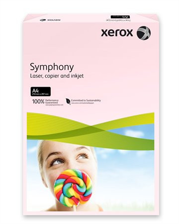 Copy Paper, colour, A4, 80 g, XEROX "Symphony", pink (pastel)