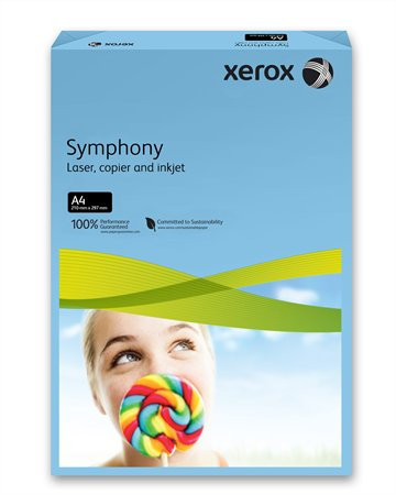 Copy paper, colour, A4, 160 g, XEROX "Symphony", dark blue (intensive)