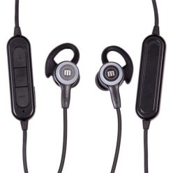   Fülhallgató, vezeték nélküli, Bluetooth 5.1, mikrofonnal, LED-es fülhallgató, MAXELL "Halo", fekete