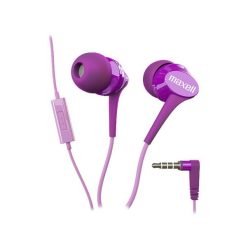   Fülhallgató, mikrofonnal, MAXELL "Fusion+", lila-rózsaszín