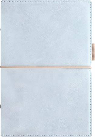 Calendar with rings and inserts, size A5, FILOFAX, "Domino" Soft", pastel blue