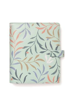 Calendar, ring-shaped, with inserts, A5, FILOFAX "Botanical", mint